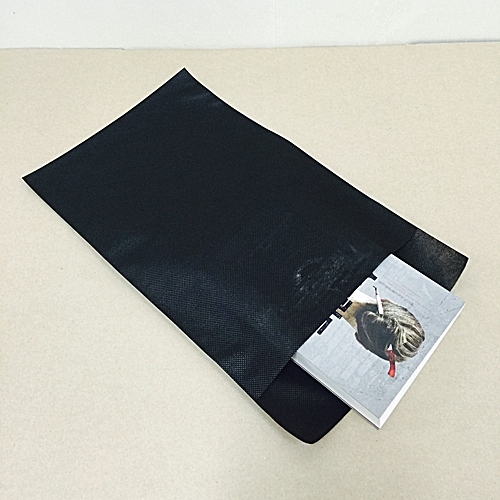 검정 열접착 봉투[재질:검정부직포40g]주문제작 샘플
